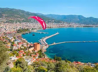 Полет на параплане в Алании